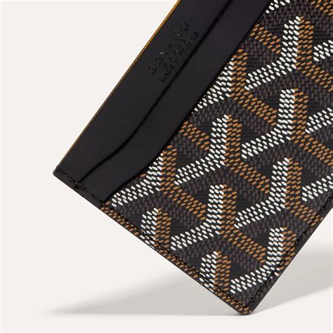 goyard black card holder|goyard card holder retail price.